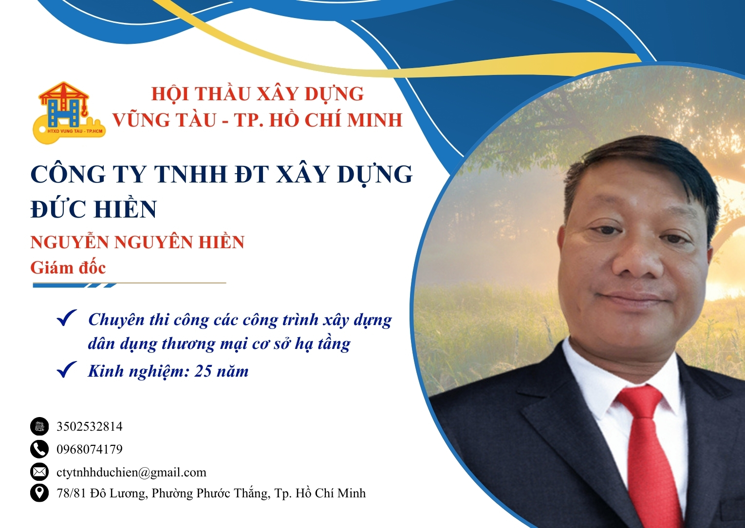 CÔNG TY TNHH ĐẦU TƯ XÂY DỰNG ĐỨC HIỀN