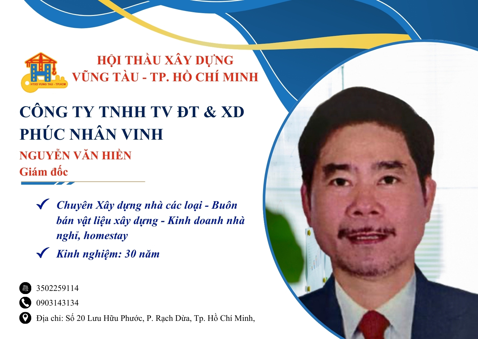 CÔNG TY TNHH TƯ VẤN ĐẦU TƯ VÀ XÂY DỰNG PHÚC NHÂN VINH