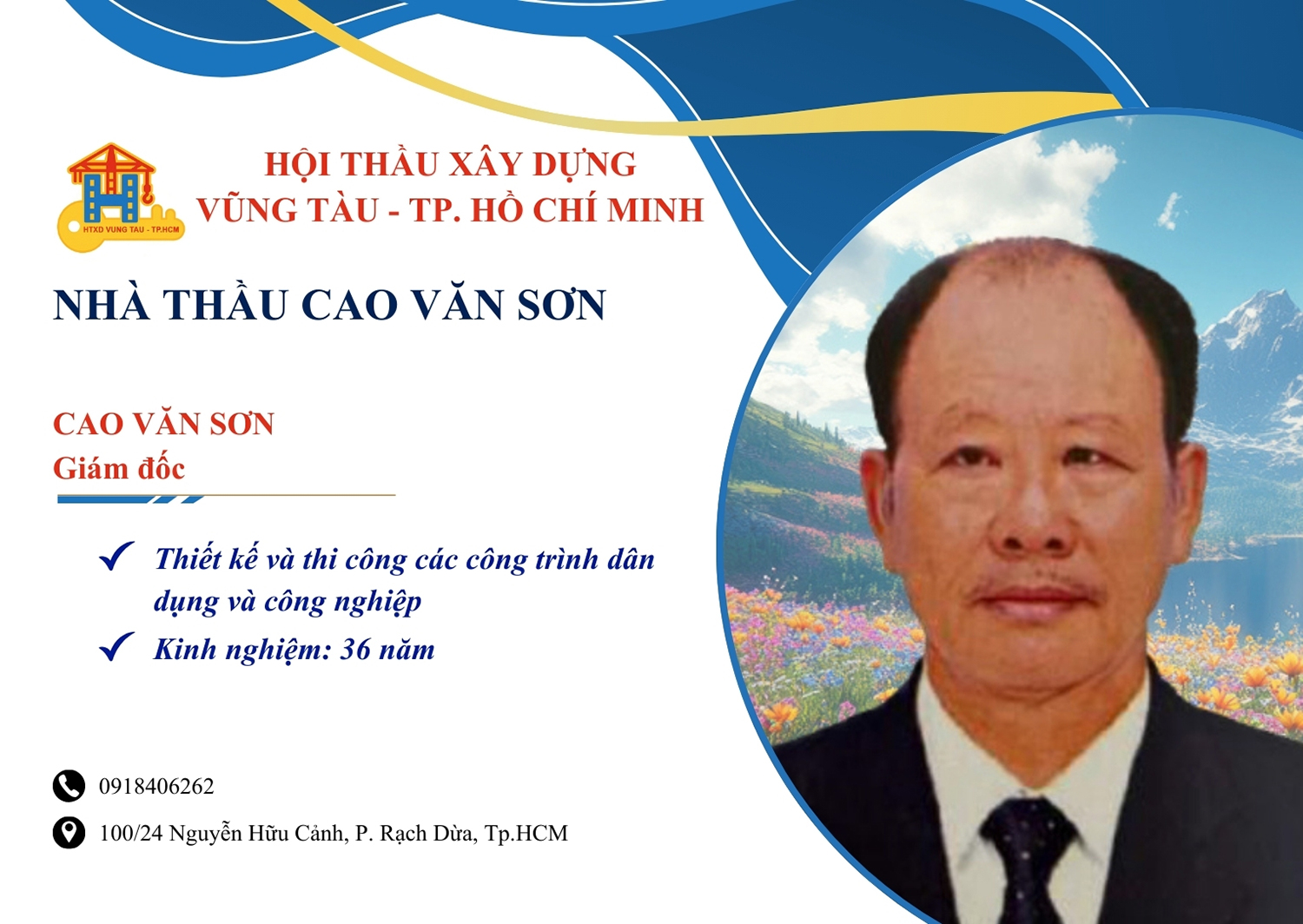 NHÀ THẦU CAO VĂN SƠN